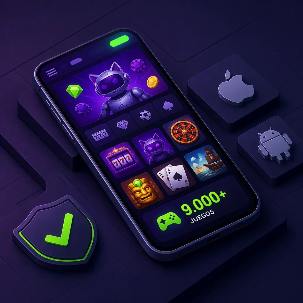 RoboCat Casino App: juega desde el móvil visual guide for RoboCat Casino